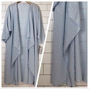 💙🆕RARE Sheer Baby Blue Shirley L NWT💙LULAROE🦄